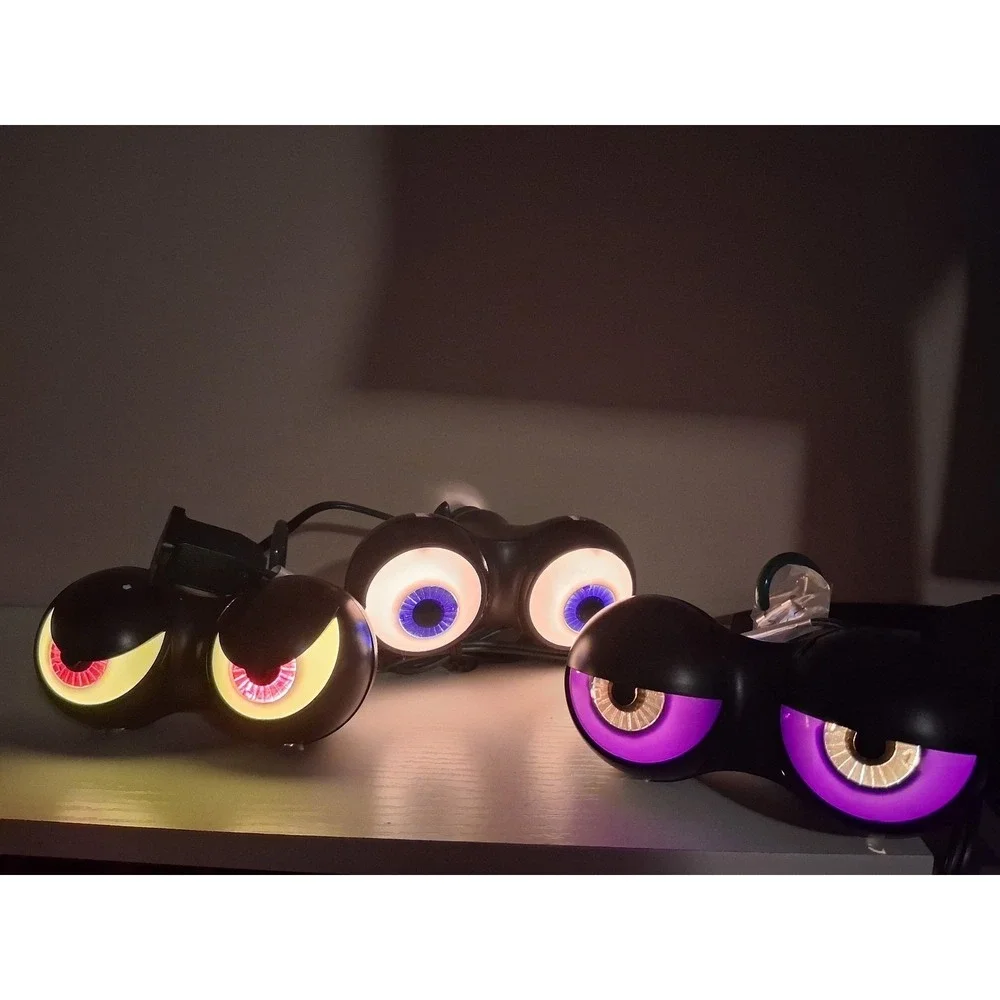 Peep Peepers Set of 3 Spooky Flashing Eyes Halloween Lights Indoor Outdoor Teste
